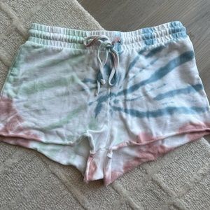 Z Supply Multi-Color Tie Dye Shorts